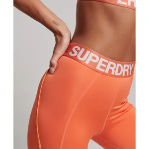 Legging moulant élastiqué siglé femme Superdry image-4