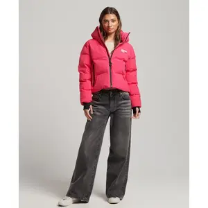 Doudoune droite à capuche femme Superdry image-1