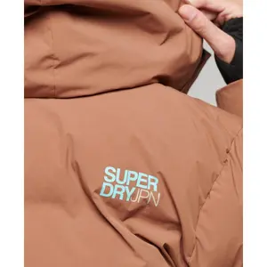 Plumífero recta con capucha para mujer Superdry image-3