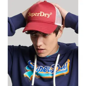 Grafische logo pet Superdry Vintage Trucker image-0