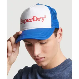 Grafische logo pet Superdry Vintage Trucker image-1