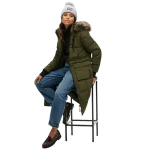 Tykt pandebånd i snoet strik til kvinder Superdry image-1