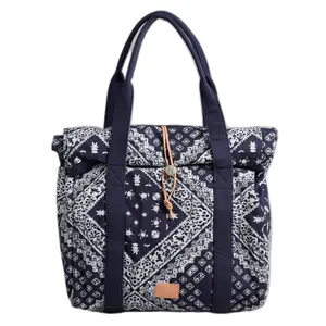 Rolled flap tote Superdry Vintage Tangled image-1
