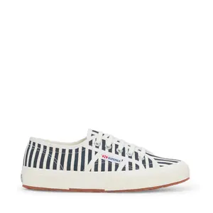 Gestreifte Sneakers Superga 2750