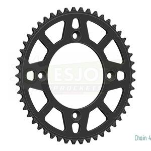 Aluminium tandwiel motor Supersprox