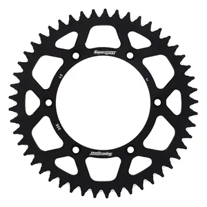 Coroa de alumínio para moto Supersprox RAL-808:49 image-0