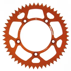 Couronne aluminium moto Supersprox RAL-4:50 image-0