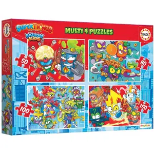 Puzzles of 50-80-100-150 pieces Superthings image-0
