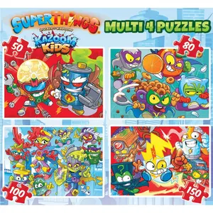 Puzzles of 50-80-100-150 pieces Superthings image-1