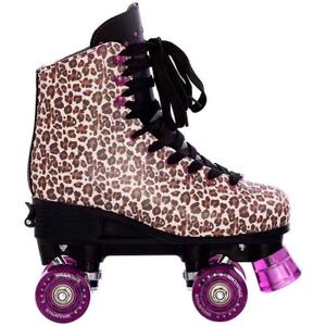 Patin à roulette ajustable Supreme Rollers Del Rey Leopard