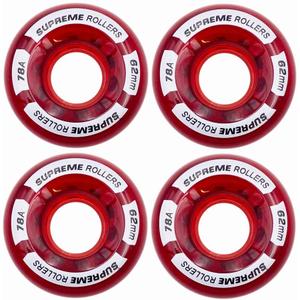 200888r-rollerblading-wheel-supreme-quad-x4-red-62-mm