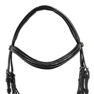 Anatomisch geformtes Kreuztrensen für Pferde mit Krone Supreme Mexican image-2