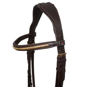Anatomical riding bridles for horses in rubber Supreme image-1