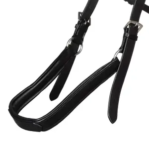 Zügel ohne Gebiss für Pferde aus Leder Supreme image-1