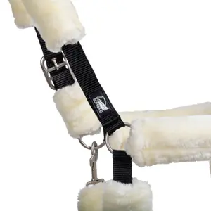 Smycz dla konia z nylonu z podszewką z wełny syntetycznej Supreme image-4