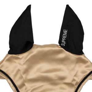 Bonnet anti-mouches pour cheval en satin avec oreilles élastiques Supreme image-1