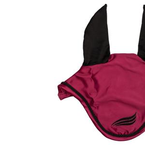 Bonnet anti-mouches pour cheval en satin avec oreilles élastiques Supreme image-2