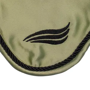 Czapka przeciwkomarowa dla konia z satyny z elastycznymi uszami Supreme image-3