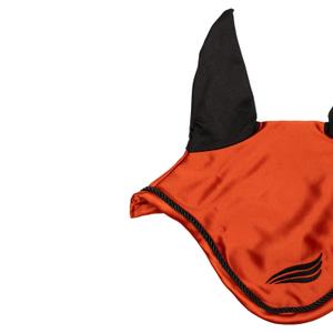 Bonnet anti-mouches pour cheval en satin avec oreilles élastiques Supreme image-2