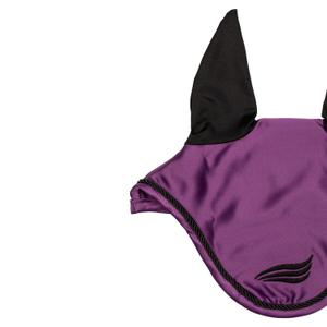 Bonnet anti-mouches pour cheval en satin avec oreilles élastiques Supreme image-2