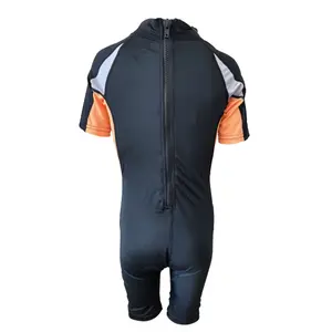 Girls' Shorty Suit Surf System Lycra Back-Zip image-1