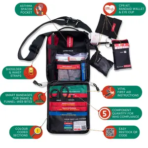Zestaw pierwszej pomocy do zabrania Survival First Aid Kit image-2