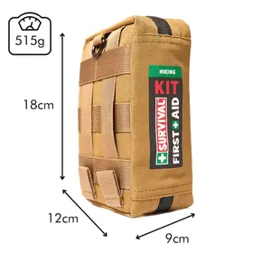 Zestaw pierwszej pomocy na wędrówki Survival First Aid Kit image-3