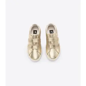 Children's shoes Veja Esplar Leather Gold image-1