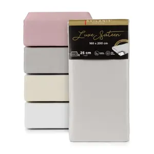 Satin fitted sheet Svilanit Luxe image-1