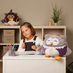 Grandma Liza owl plush toy Svilanit image-2