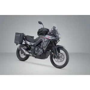 Σετ αξιόπιστες πλαϊνές τσάντες μοτοσικλέτας SW-Motech WP V-LOC Honda Transalp image-1