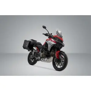 Paire valise latérale moto avec supports latéraux pro SW-Motech Trax Adv Ducati Multistrada V4 (20-) image-3