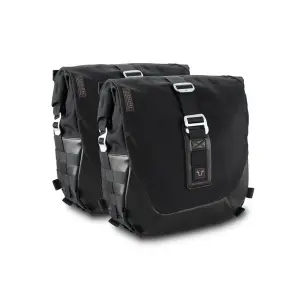 Motorcycle side bag LC SW-Motech Legend Gear Black Edition. Kawasaki W230