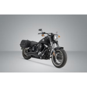 Support latéral gauche SW-Motech SLH LH1 Harley Davidson Softail Slim (12-17) image-1