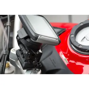 Motorcycle gps holder for handlebars SW-Motech Ducati Multistrada 1200/ 950/ 1260/ V2. image-2