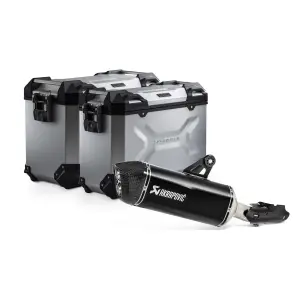 Σετ βαλίτσες SW-Motech Trax Adv + Akrapovic BMW R 1250 GS/Adv/Rallye (18-) image-0