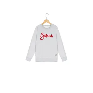 Sweatshirt Crewneck child French Disorder Bisou