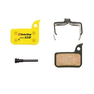 Pair of brake pads road bike - mountain bike maximum braking power dry and wet conditions Swissstop Sram Hrd-Etap-Level Ultimate-Level Tlm (Swissstop Organic Silence - Disc 32Rs) image-0