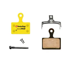 Road bike brake pads maximum braking power in dry and wet conditions Swissstop Shimano Dura-Ace R9170- Ultegra R8070- Tiagra R4770- Rs805- Rs505- Rs405- Rs305- Tektro R310 (Swissstop Organic Silence - Disc 34Rs) image-0