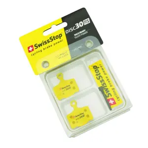Road bike brake pads maximum braking power in dry and wet conditions Swissstop Shimano Dura-Ace R9170- Ultegra R8070- Tiagra R4770- Rs805- Rs505- Rs405- Rs305- Tektro R310 (Swissstop Organic Silence - Disc 34Rs) image-1
