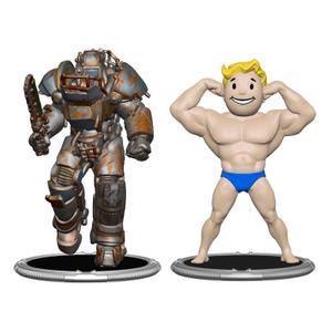 Figurine Syndicate Collectibles Fallout Raider & 38 Vault Boy Strong (x2)