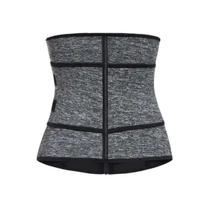 Ceinture de sudation néoprène et lycra avec double scratch et fermeture éclair Synerfit Fitness image-2