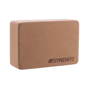 Ladrillo yoga corcho 100% natural Synerfit Fitness image-0
