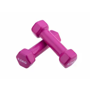 Par de mancuernas de vinilo antideslizantes Synerfit Fitness image-1