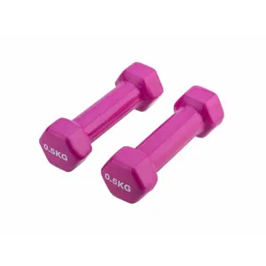 Par de mancuernas de vinilo antideslizantes Synerfit Fitness image-2