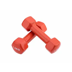 Par de mancuernas de vinilo antideslizantes Synerfit Fitness image-2