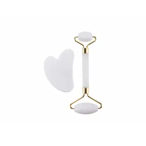 Facial care kit Synerfit Fitness Jade Roller & Gua Sha image-0