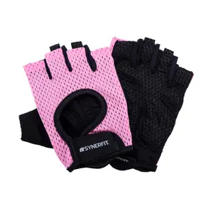 Guantes transpirables y antideslizantes de fitness Synerfit Fitness image-1