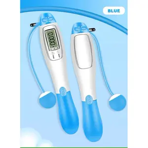 Cuerda para saltar con contador digital Synerfit Fitness - vert d'eau image-1