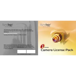 Additional camera license for 1 Synology